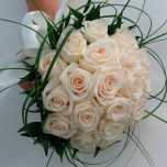 Букет невесты № 19 из нежно-розовых роз